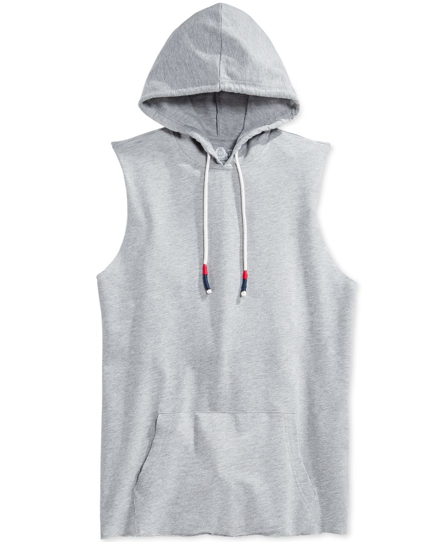 american rag sleeveless hoodie