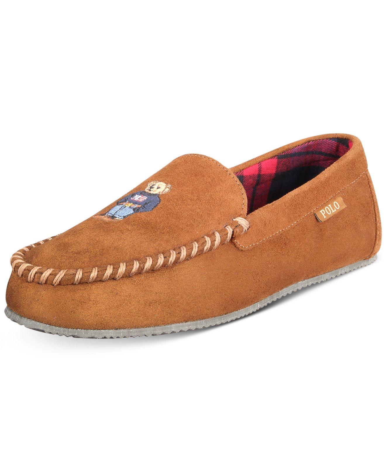 polo faux shearling slipper