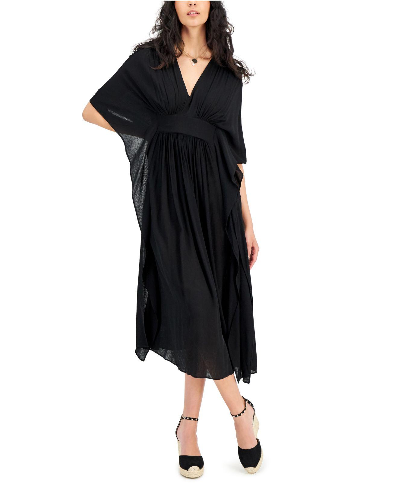 INC International Concepts Petite Solid Caftan Dress, Created For