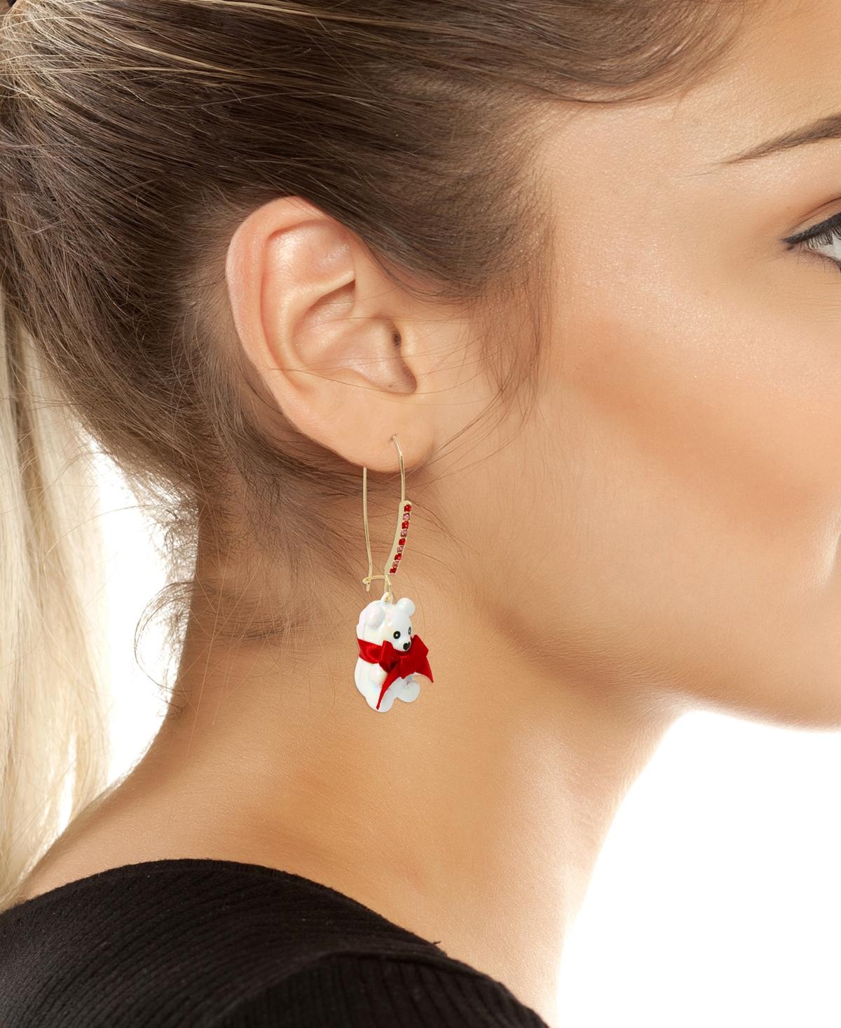 Betsey johnson bear earrings best sale