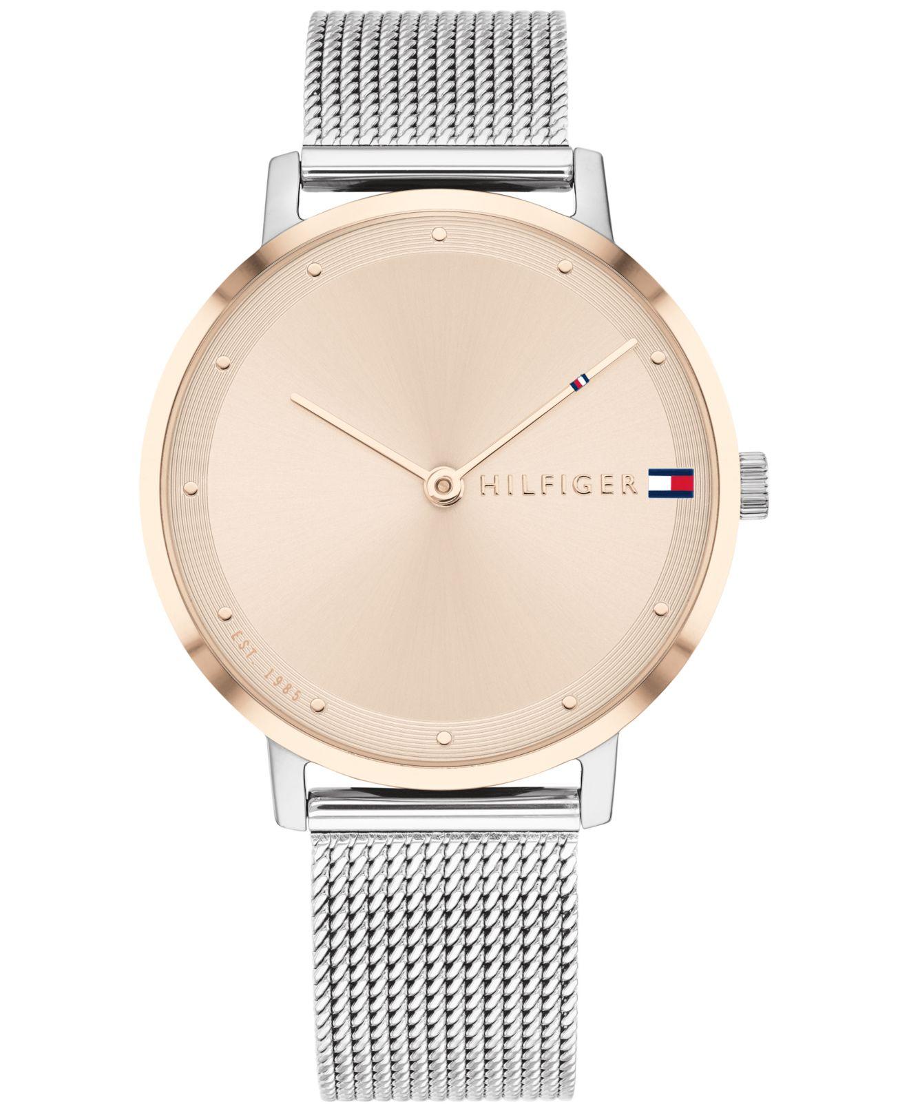 hilfiger mesh watch