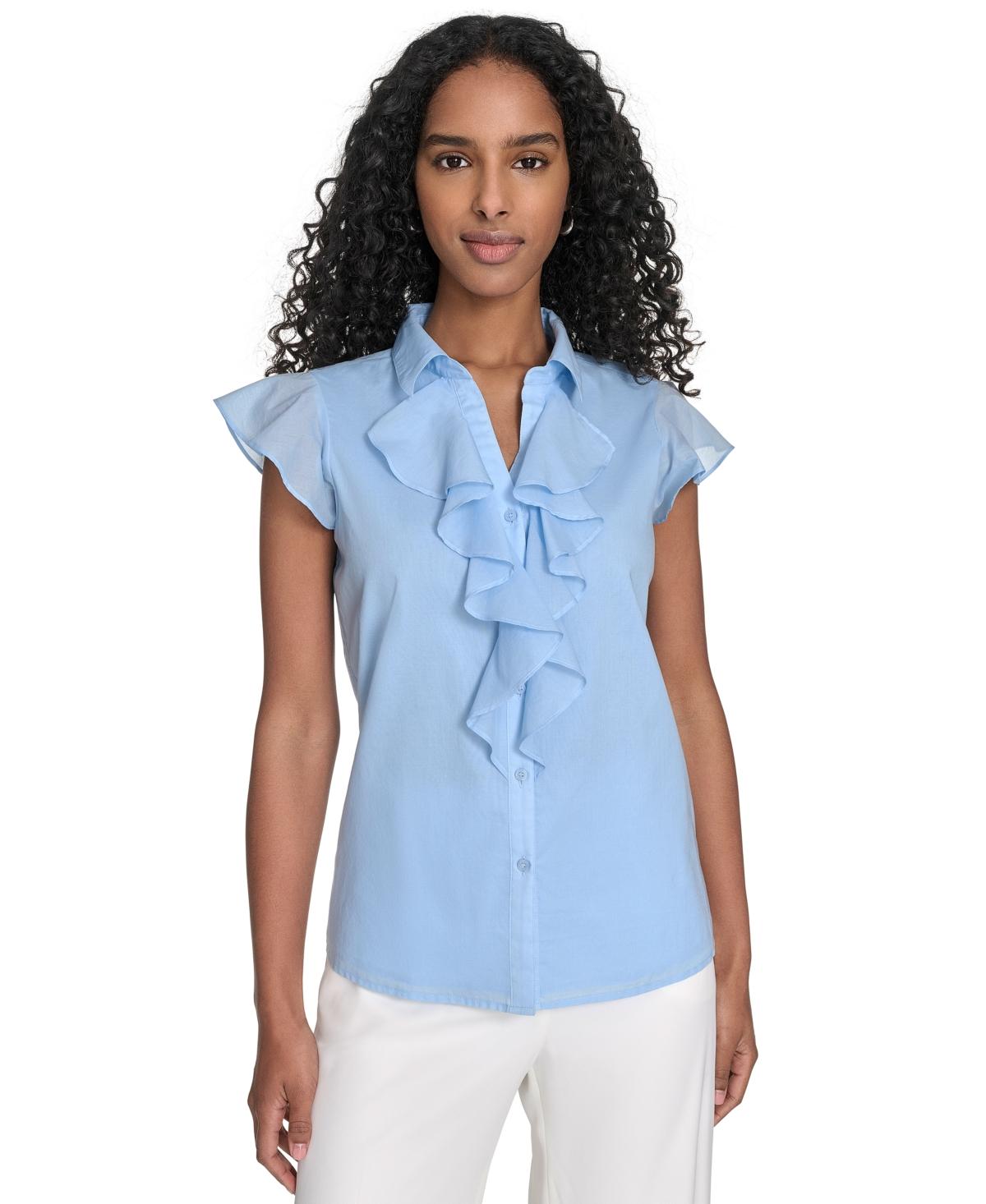 macy's calvin klein womens blouses