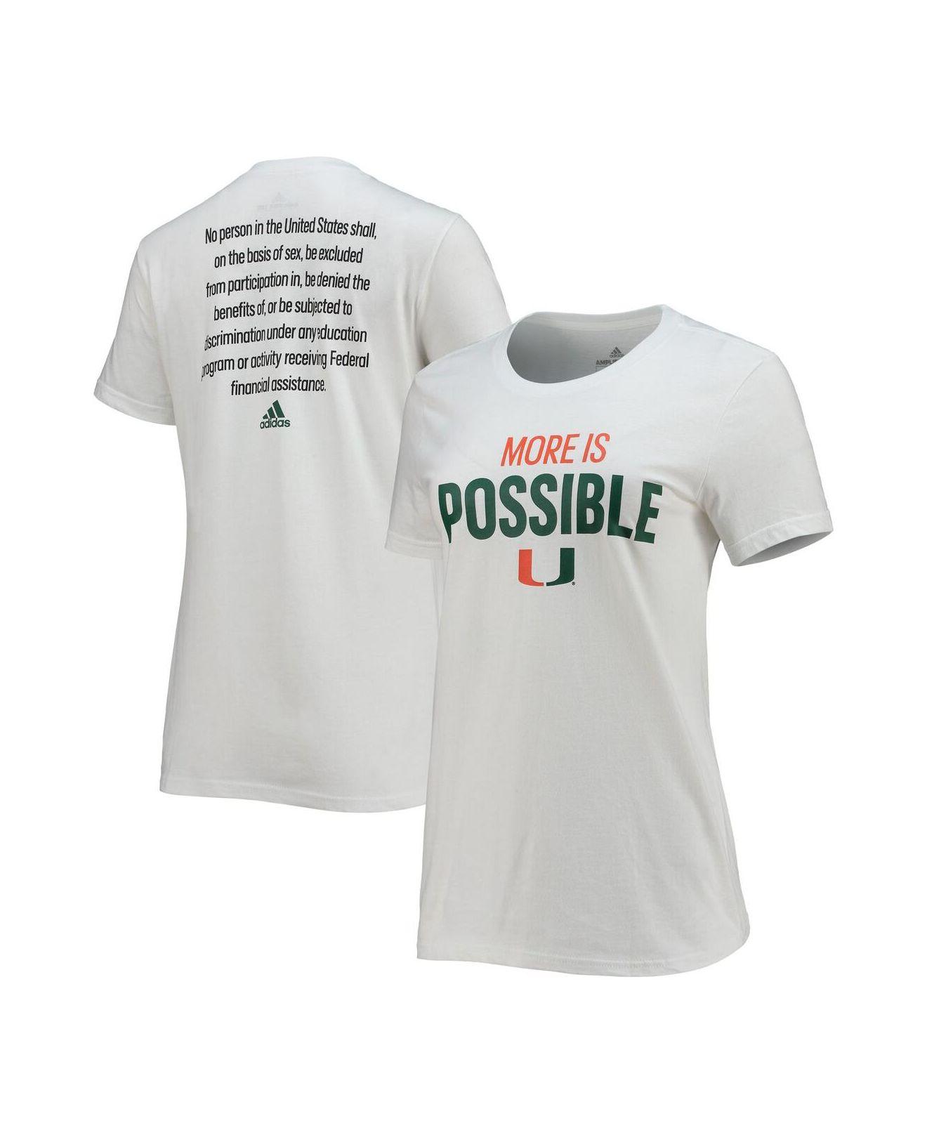 Miami Hurricanes adidas Creator Long Sleeve Performance T-Shirt