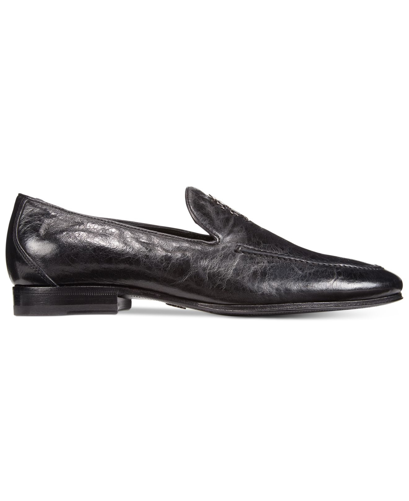 Roberto Cavalli Leather Men's Allen Loafers in Black for Men - Lyst