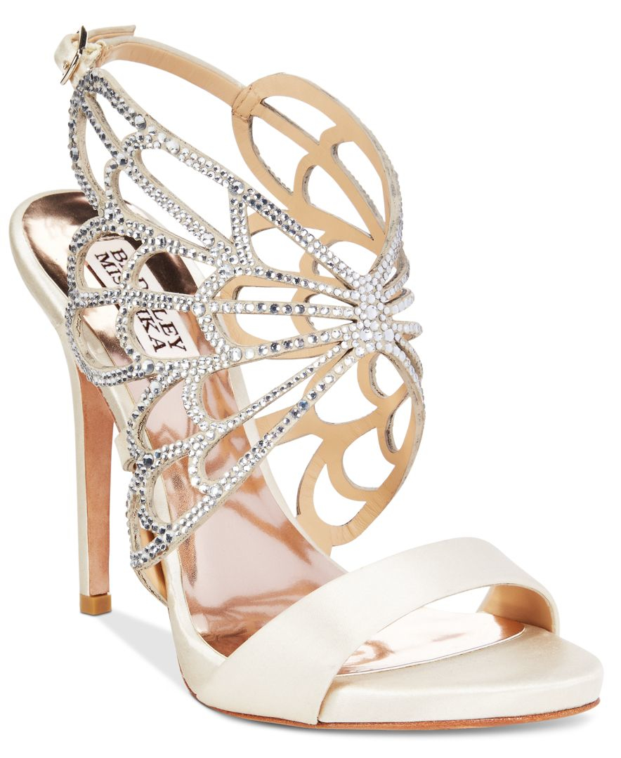 ivory evening shoes
