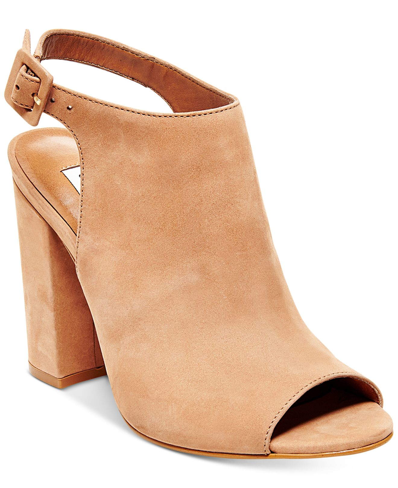 steve madden open toe heels