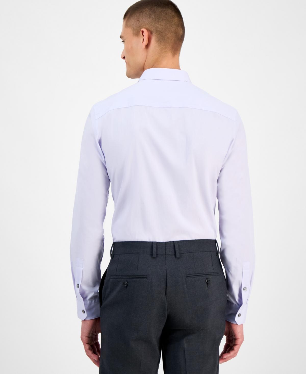Alfani Slim-fit Solid Dress Shirt in White for Men | Lyst