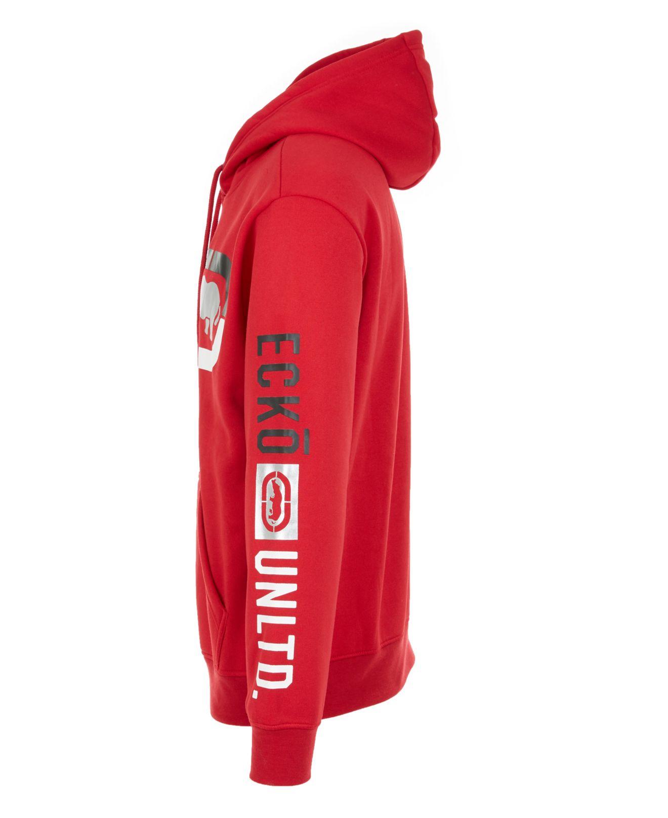 ecko red down parka