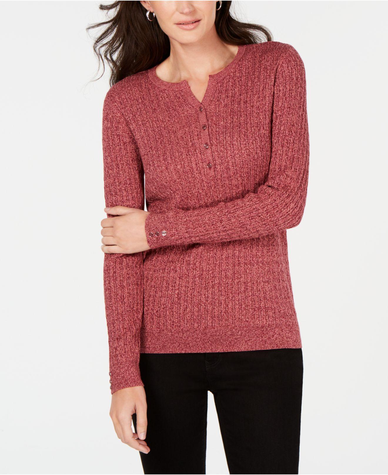 henley sweater women's