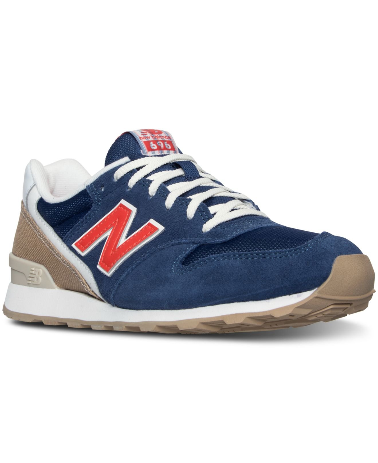 New Balance Suede Women's 696 Lakeview Casual Sneakers From Finish Line ...