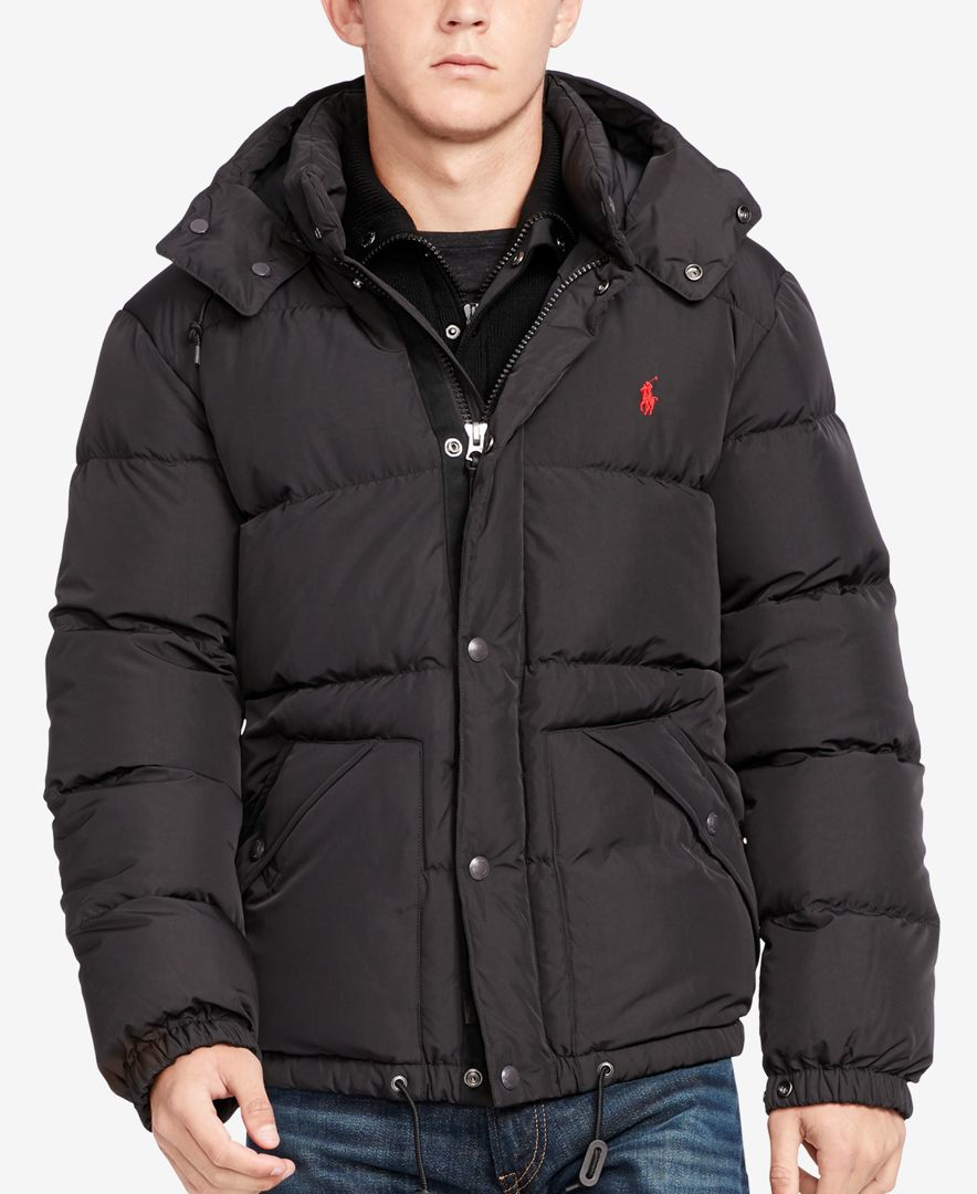 Download Polo Ralph Lauren Leather Men's Big And Tall Quilted Down ...