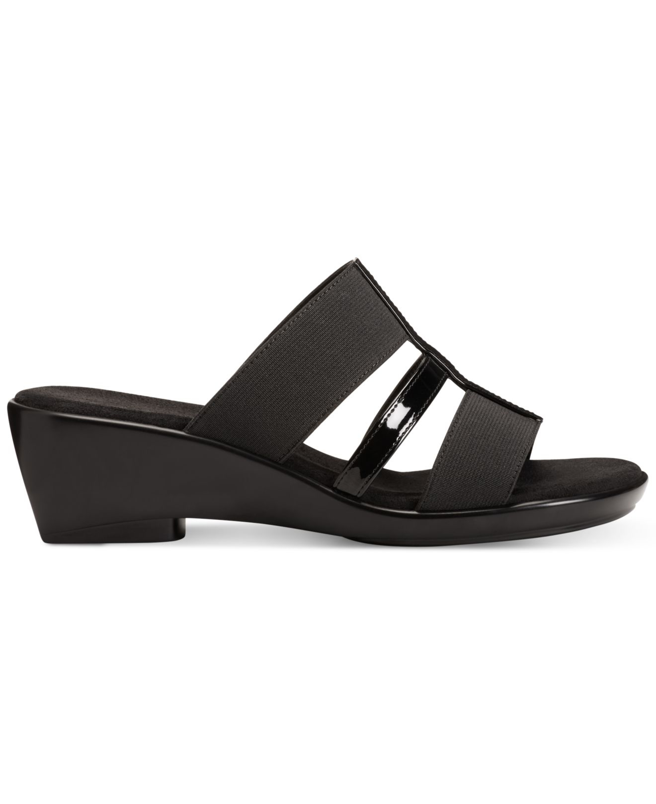 flaunt shoes aerosoles flaunt wedge sandals in black black patent lyst flaunt shoes aerosoles flaunt wedge sandals in black black patent lyst