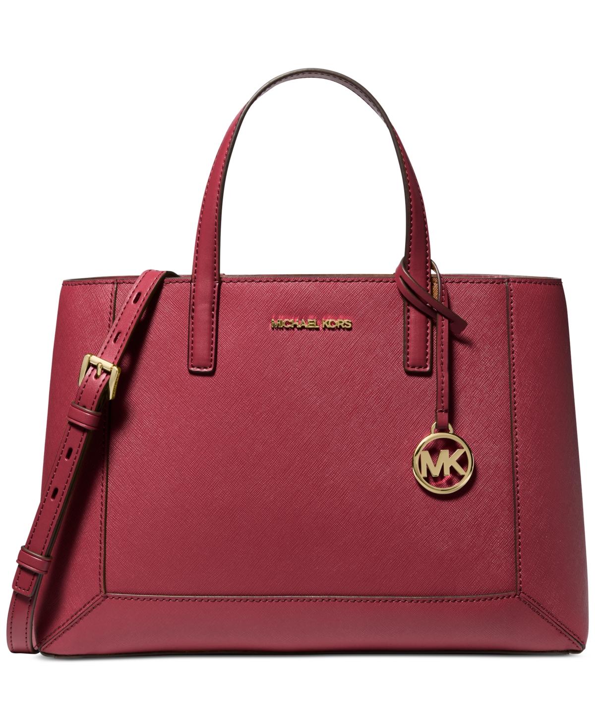 Michael kors red satchel hotsell