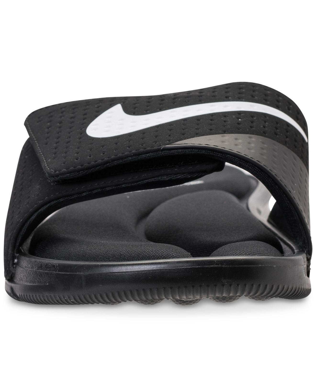 nike men's comfort slides from finish line