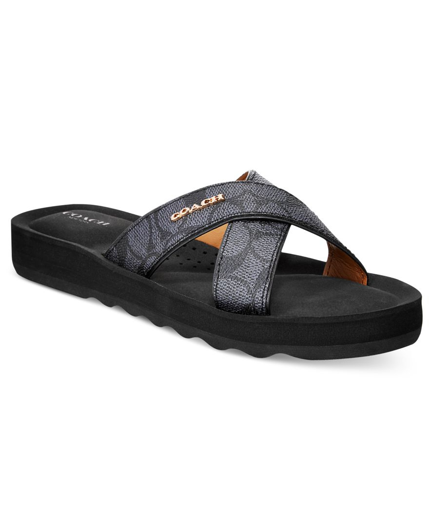 coach janine sandals