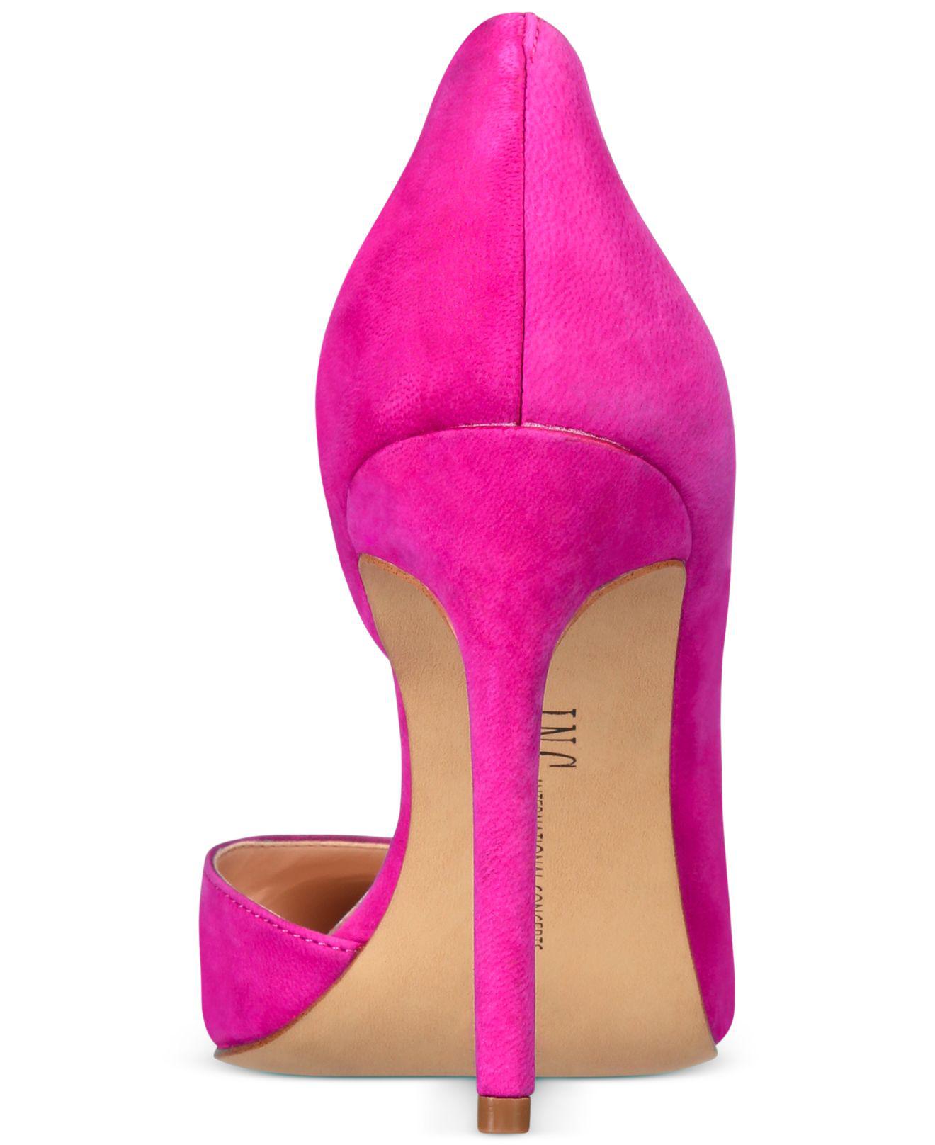macy's fuschia shoes
