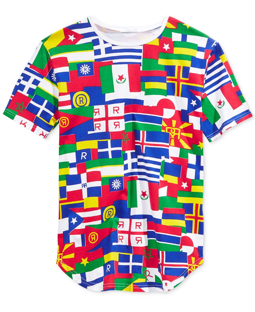 Reason Men's Flags Of The World Graphic Tshirt for Men Lyst