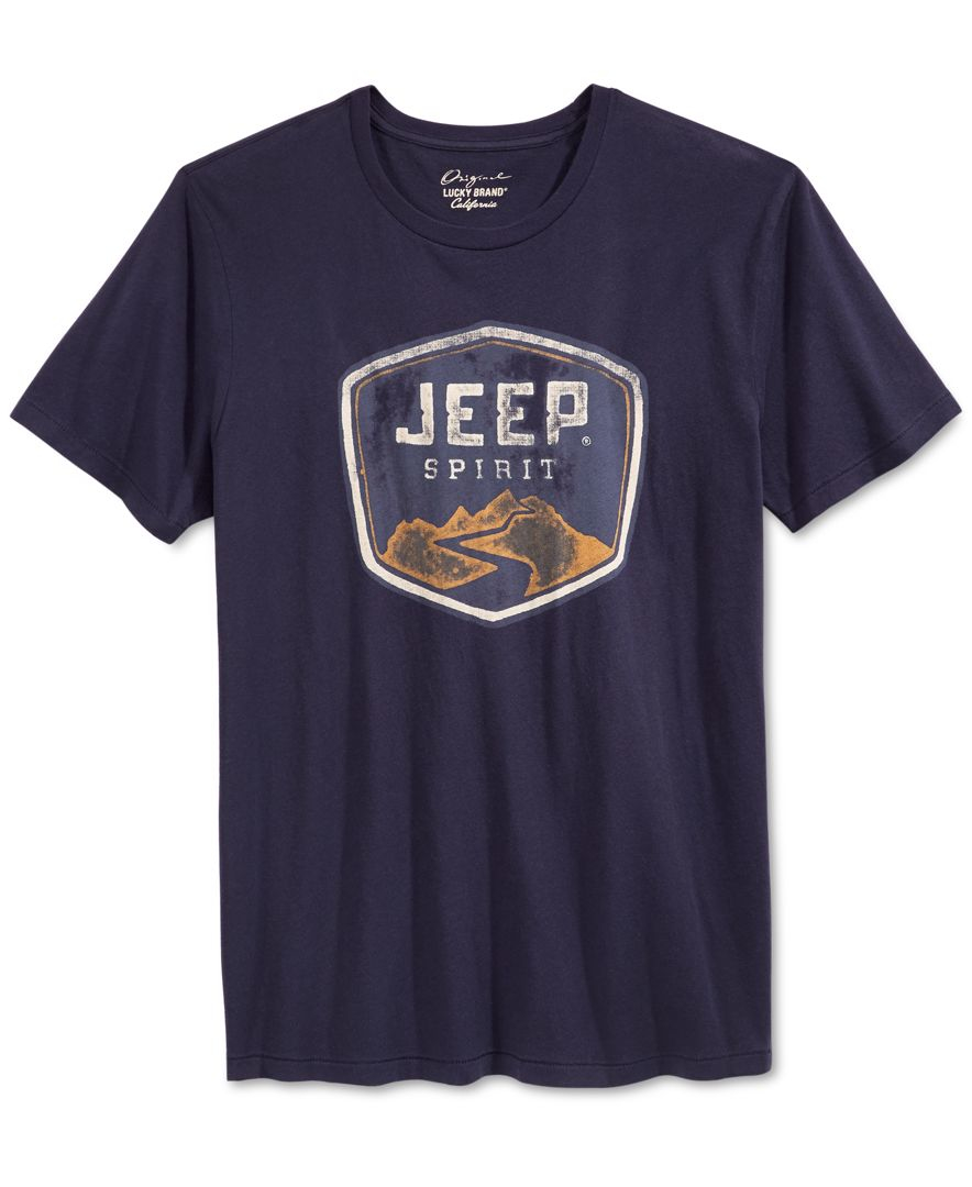Lucky Brand S Jeep Spirit Mountain Graphic T Shirt In lucky brand s jeep spirit mountain graphic t shirt in
