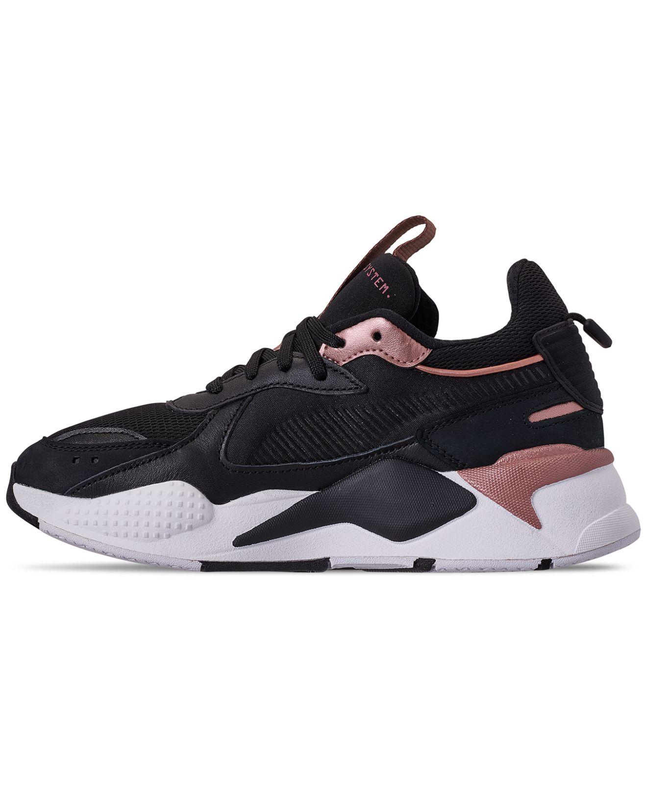 PUMA Synthetic Women's Rs - X Trophy Low - Top Sneakers in Black/Rose Gold  (Black) - Lyst