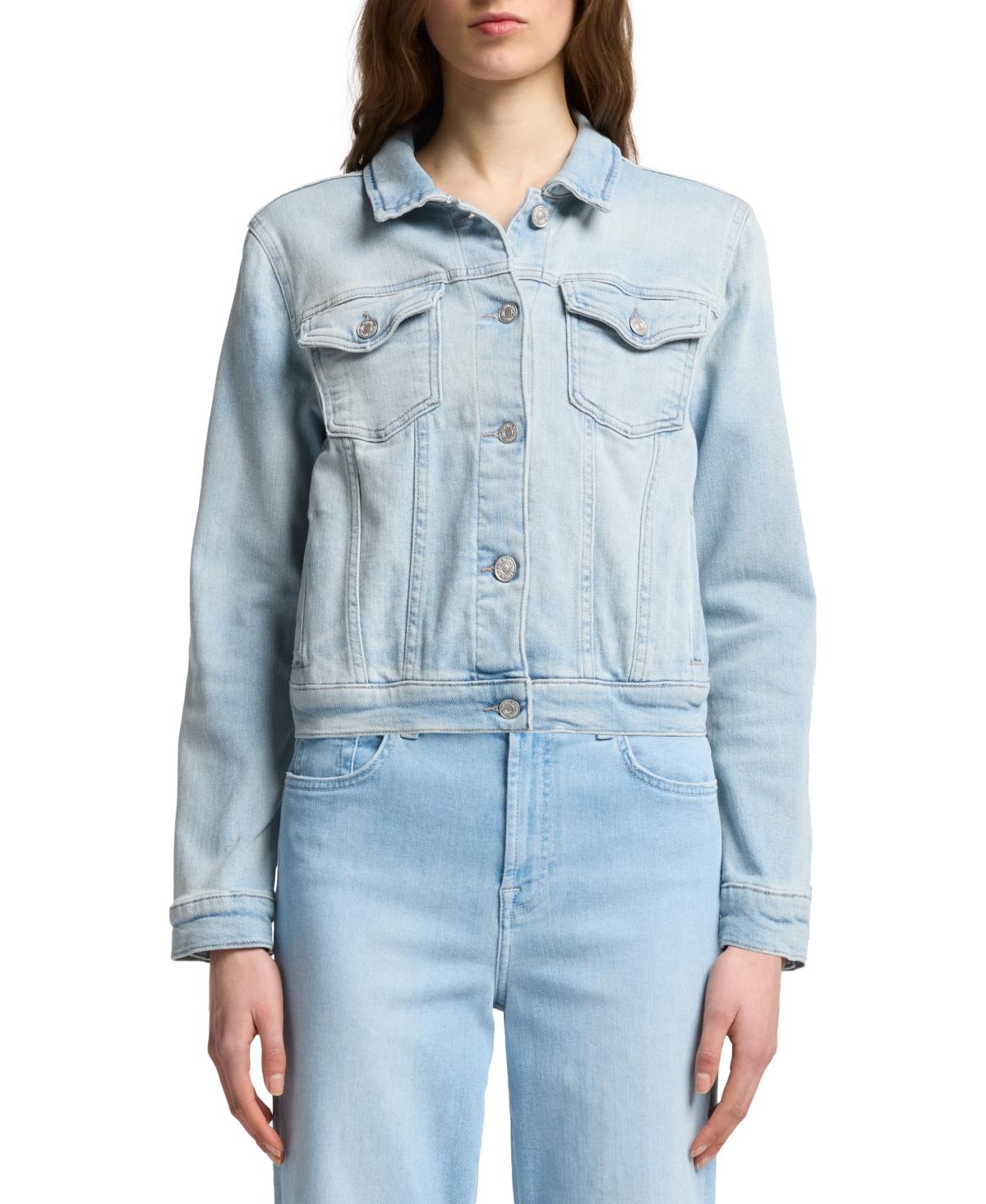 ジャケット SEVEN FOR ALL MANKIND JACKET (JSVK44A0NT LIGHTBLUE) 7 For All Mankind Jackets for Women | Online Sale up to 78