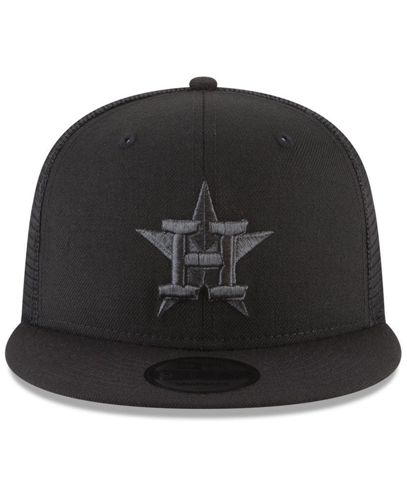 astros mesh fitted hat