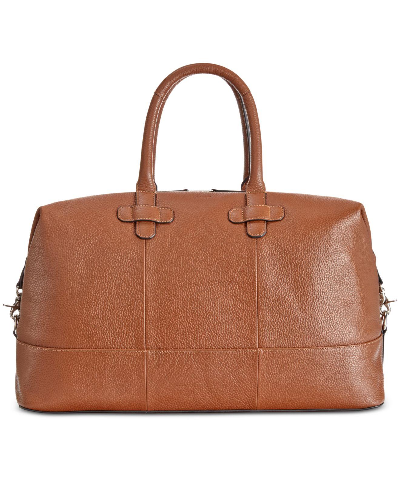 Lyst Cole Haan Men S Barrington Duffel Bag In Brown For Gallery