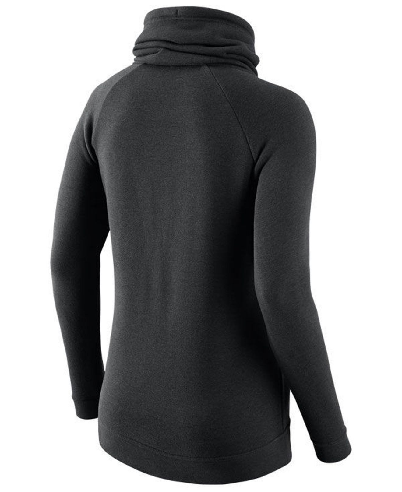 nike women's funnel neck sweatshirt