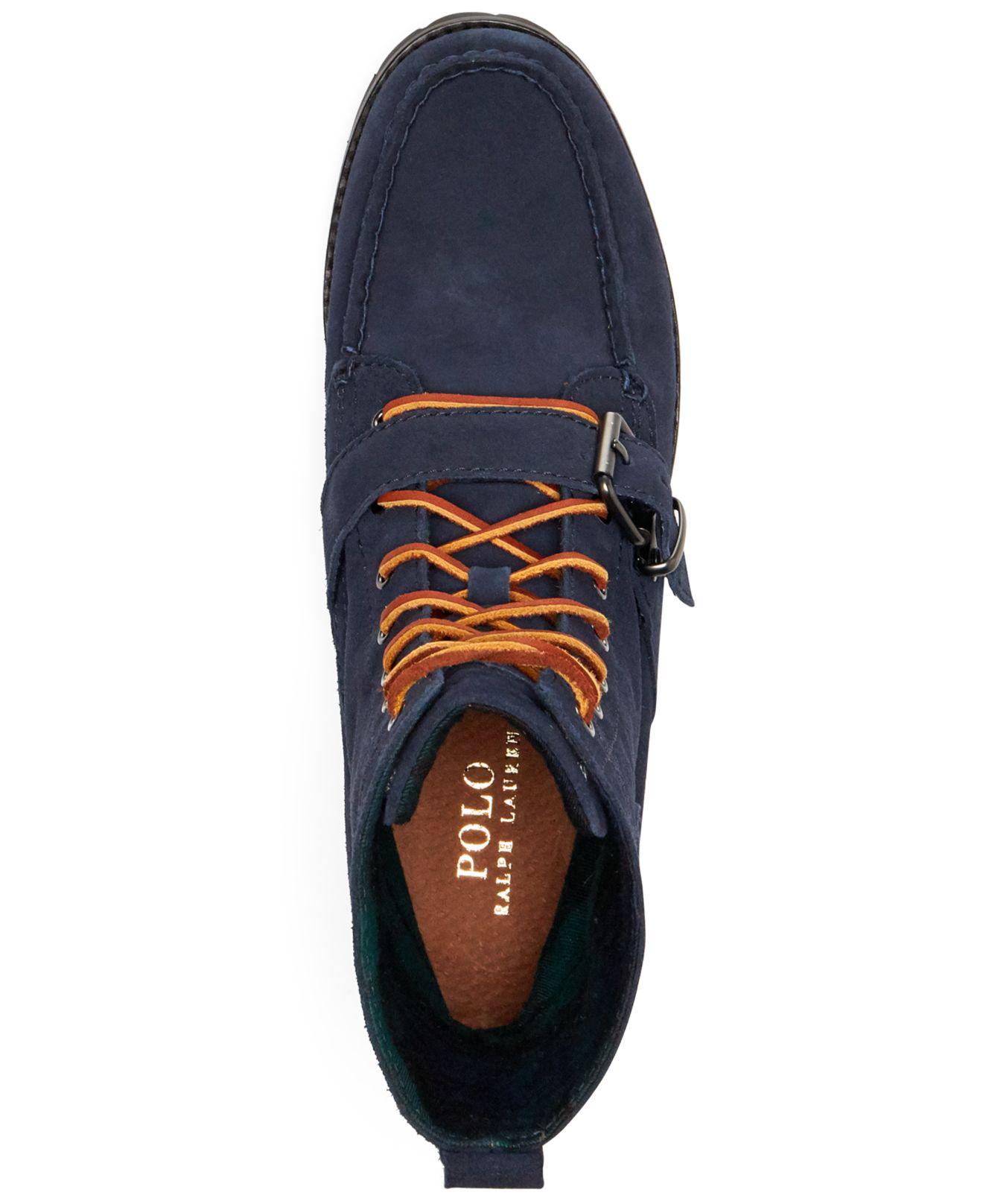 polo ralph lauren men's ranger suede boots