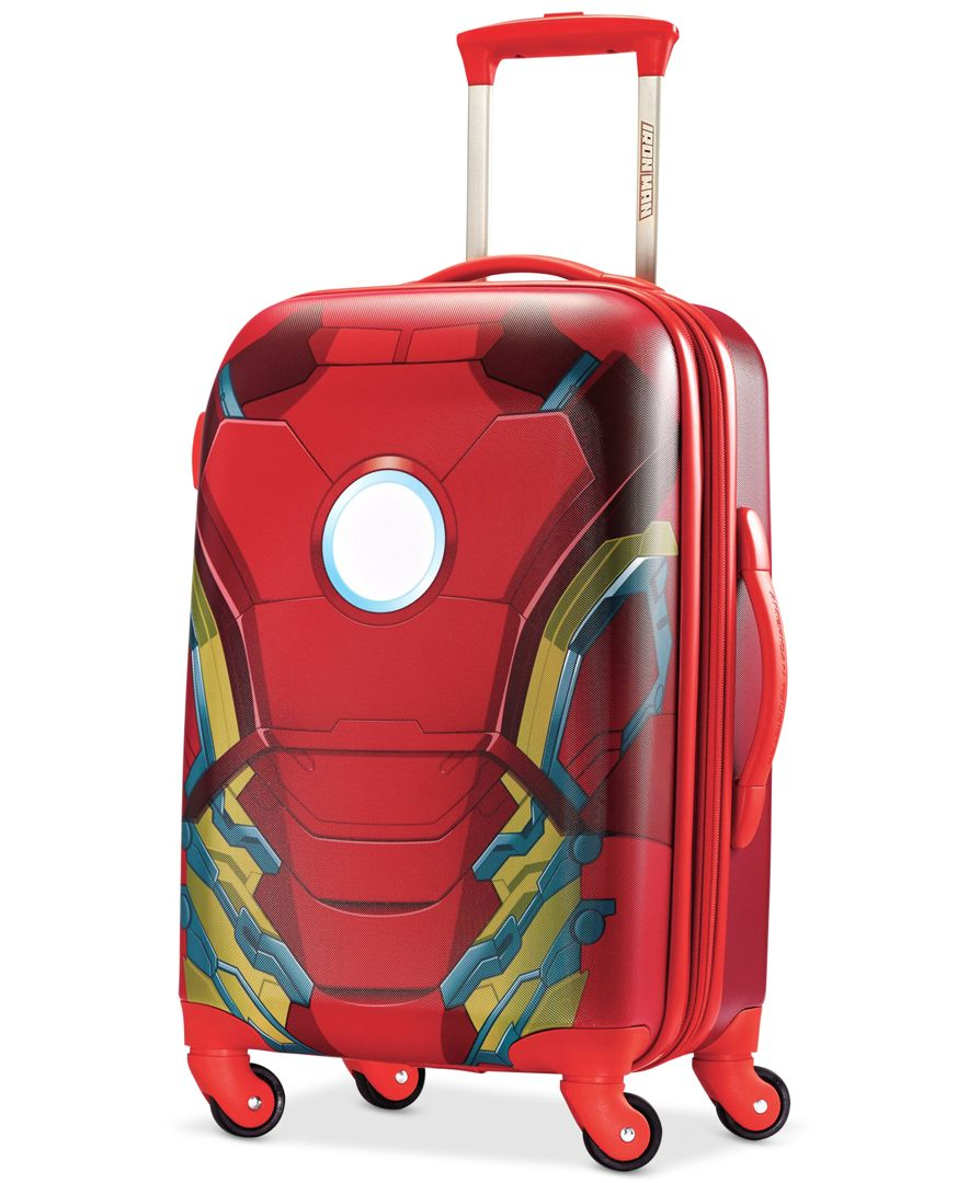 American Tourister Marvel Comics Hardside Luggage with Spinner Wheels Green/Red/Black