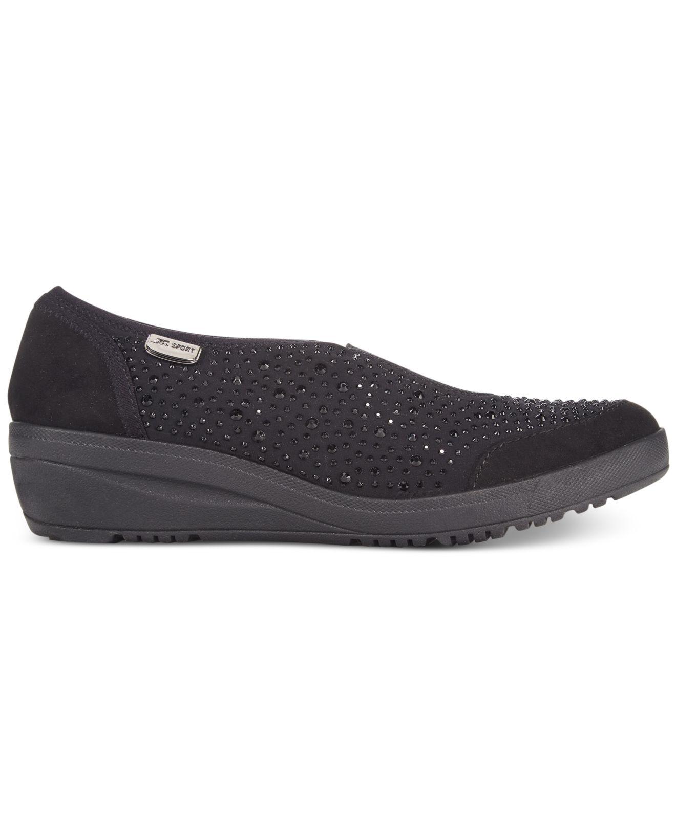 Anne Klein Yarmilla Slipon Sneakers in Black Lyst