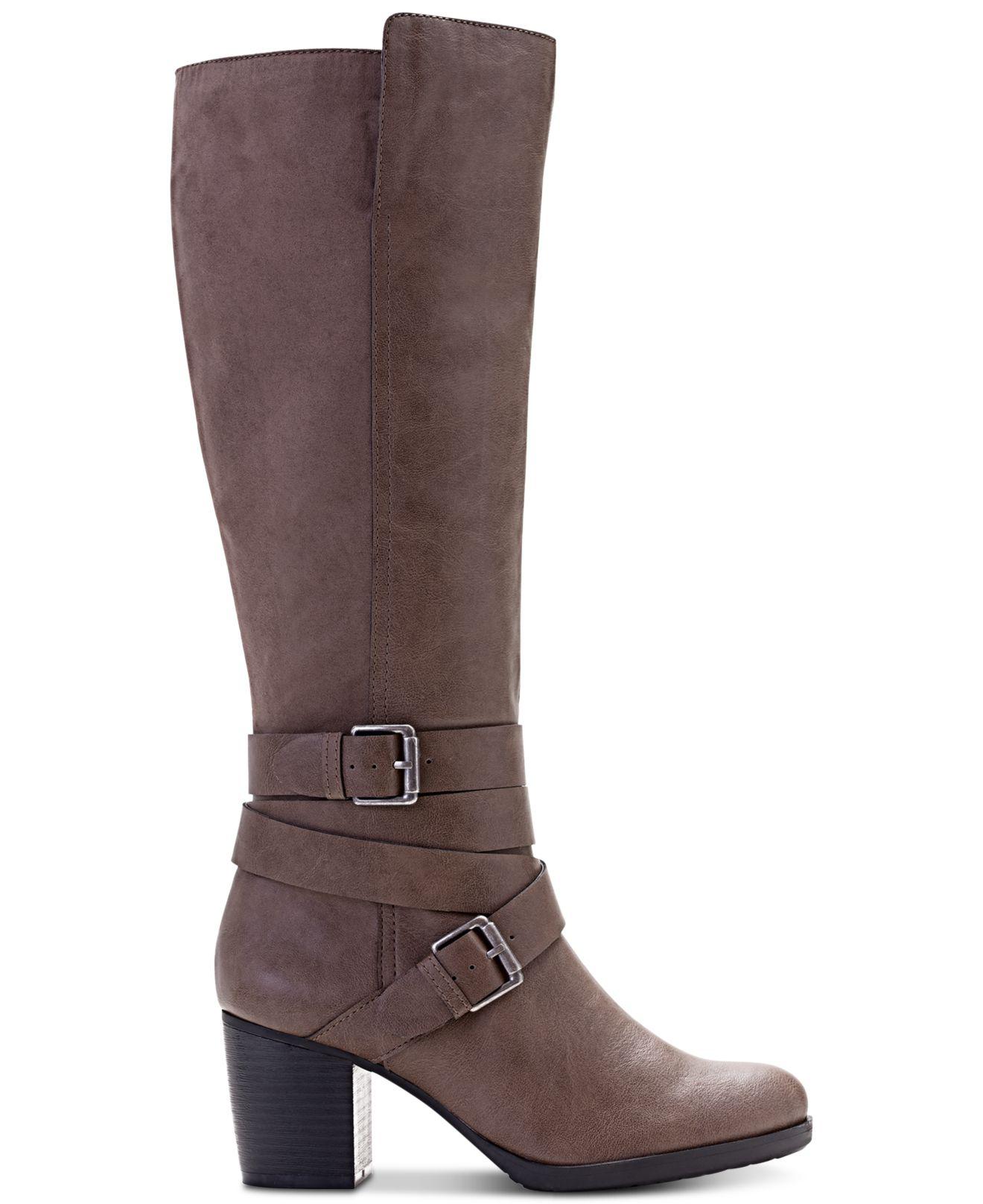 macys block heel boots
