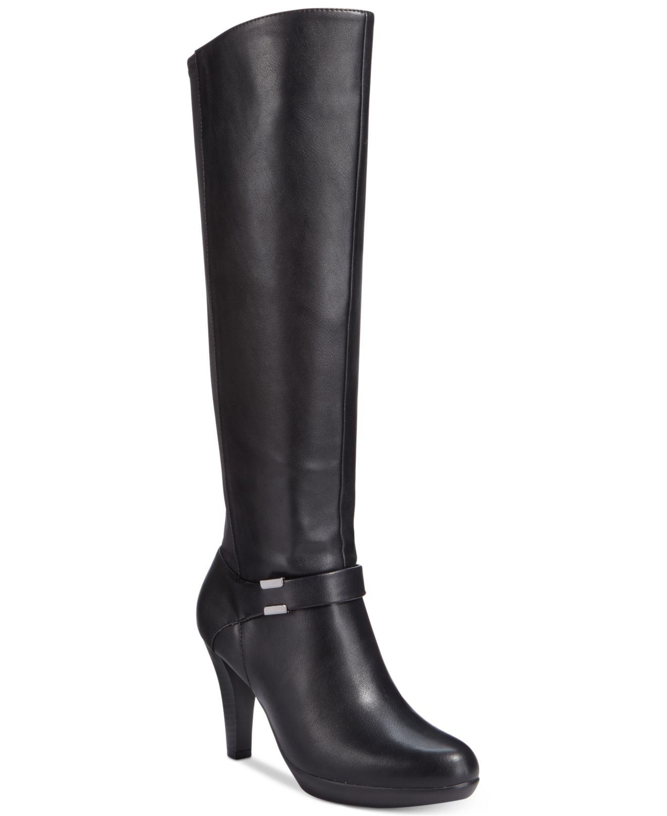 macy black boots