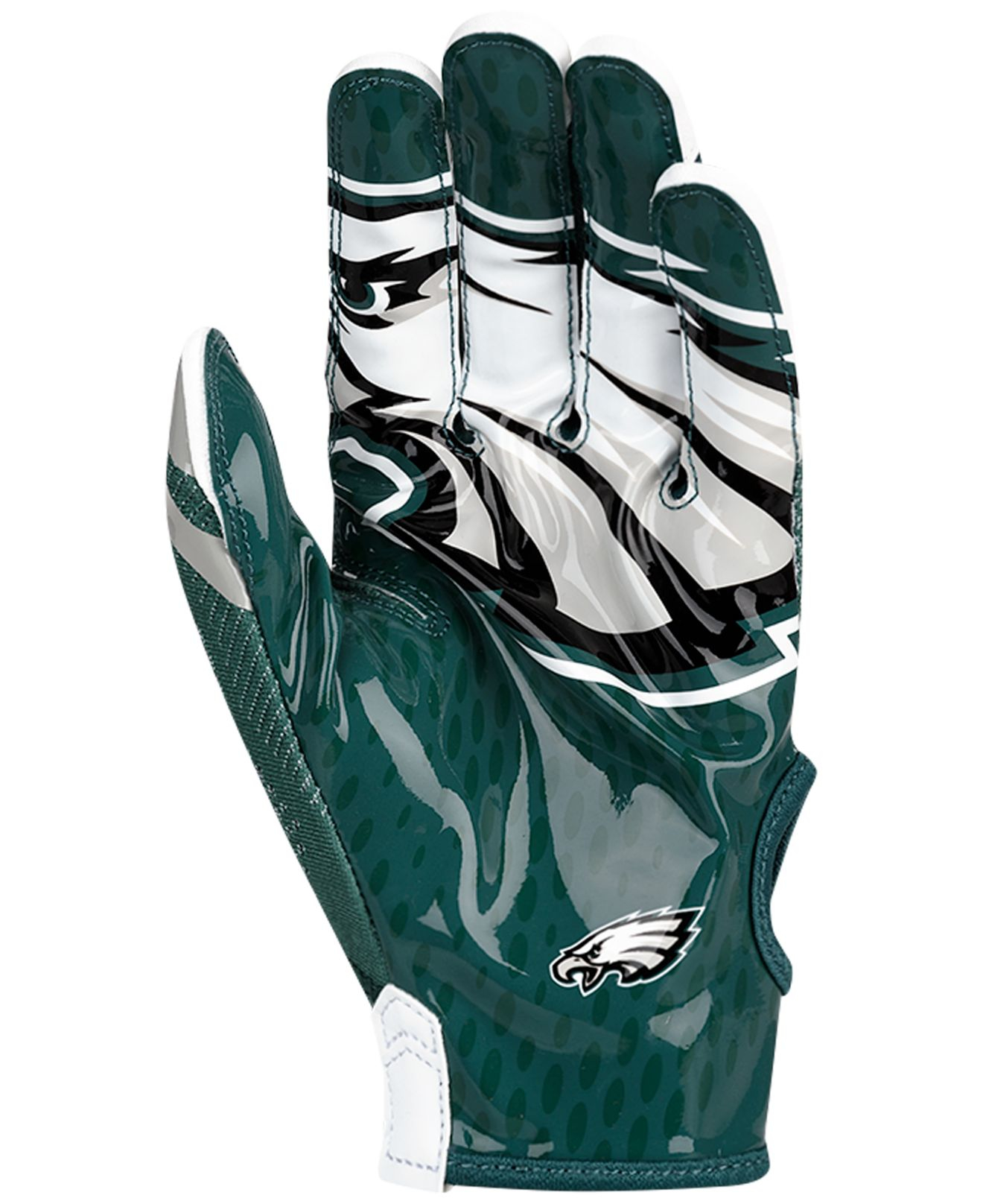 Nike Synthetic Philadelphia Eagles Vapor Knit Gloves in Green/White