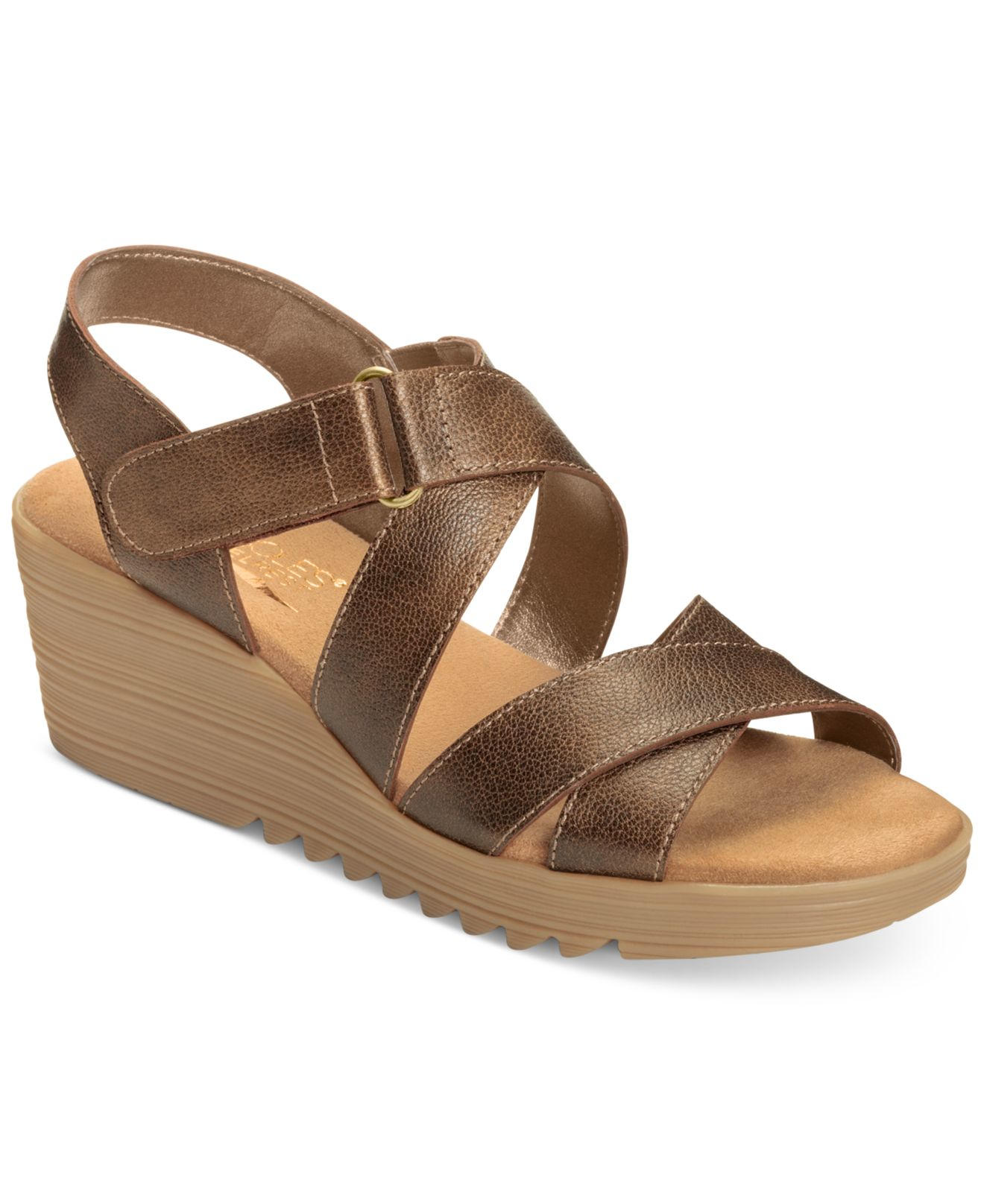 aerosoles wedge sandals aerosoles handbog wedge sandals in brown bronze leather aerosoles wedge sandals aerosoles handbog wedge sandals in brown bronze leather
