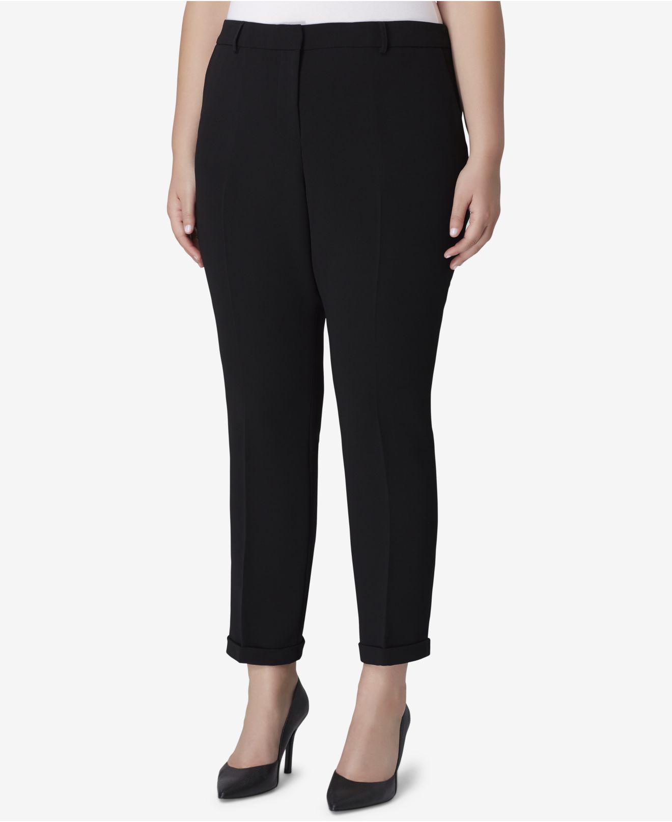 plus size peplum pantsuit