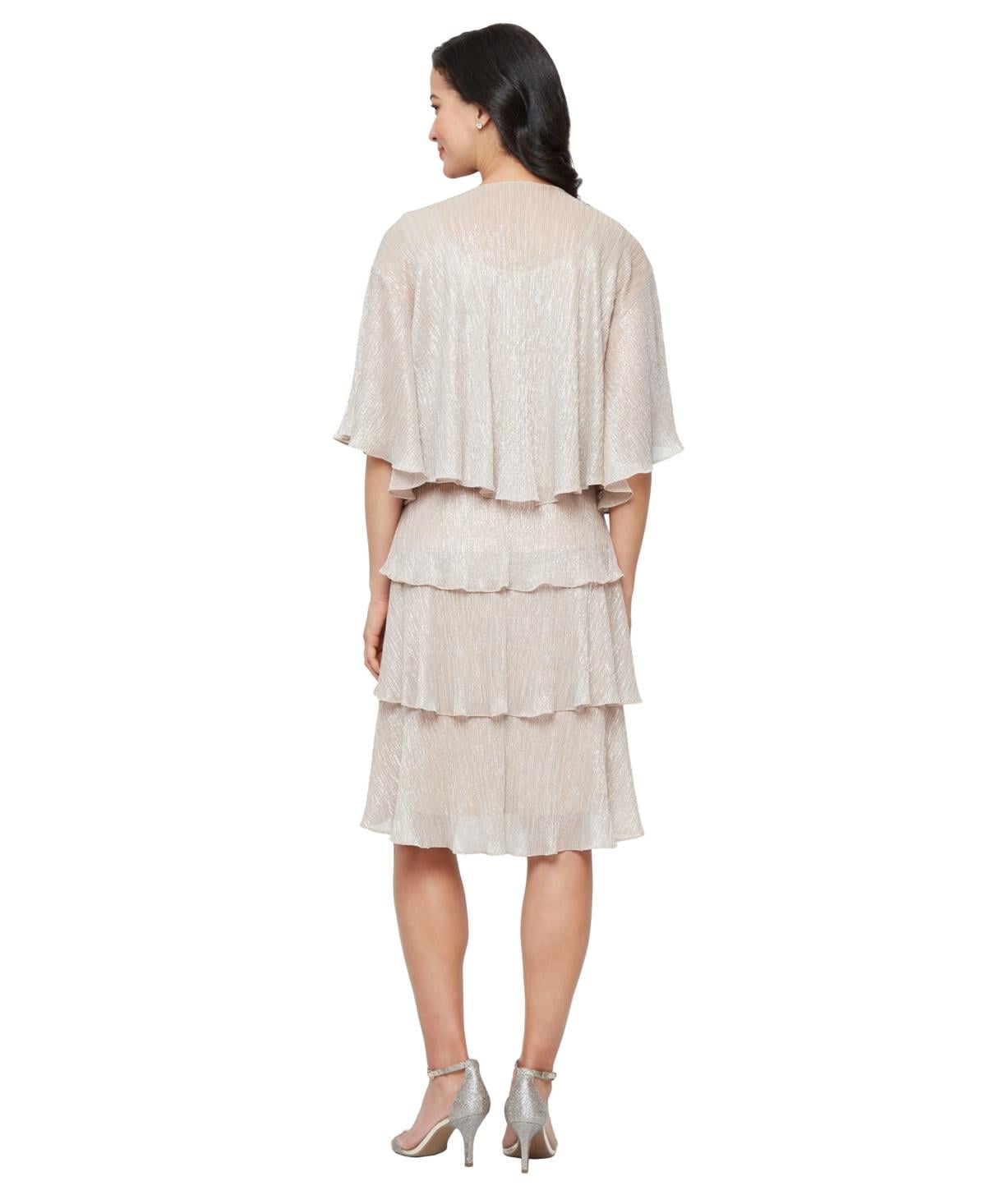 Designer Sl Fashions Textured Shimmer Tiered Dresses for Women - Up to 30%  off | Lyst