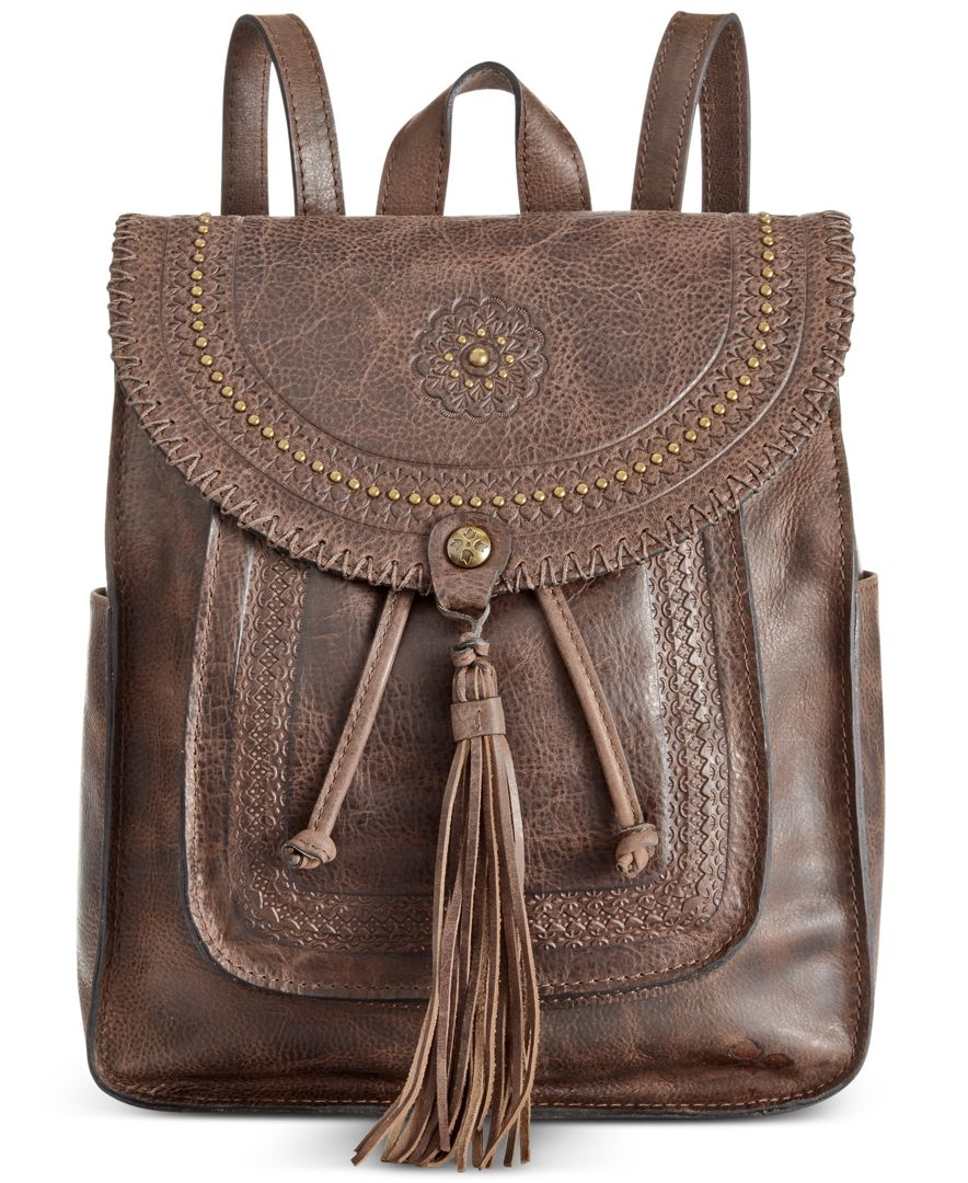 Patricia Nash Distressed Vintage Jovanna Backpack in Brown | Lyst