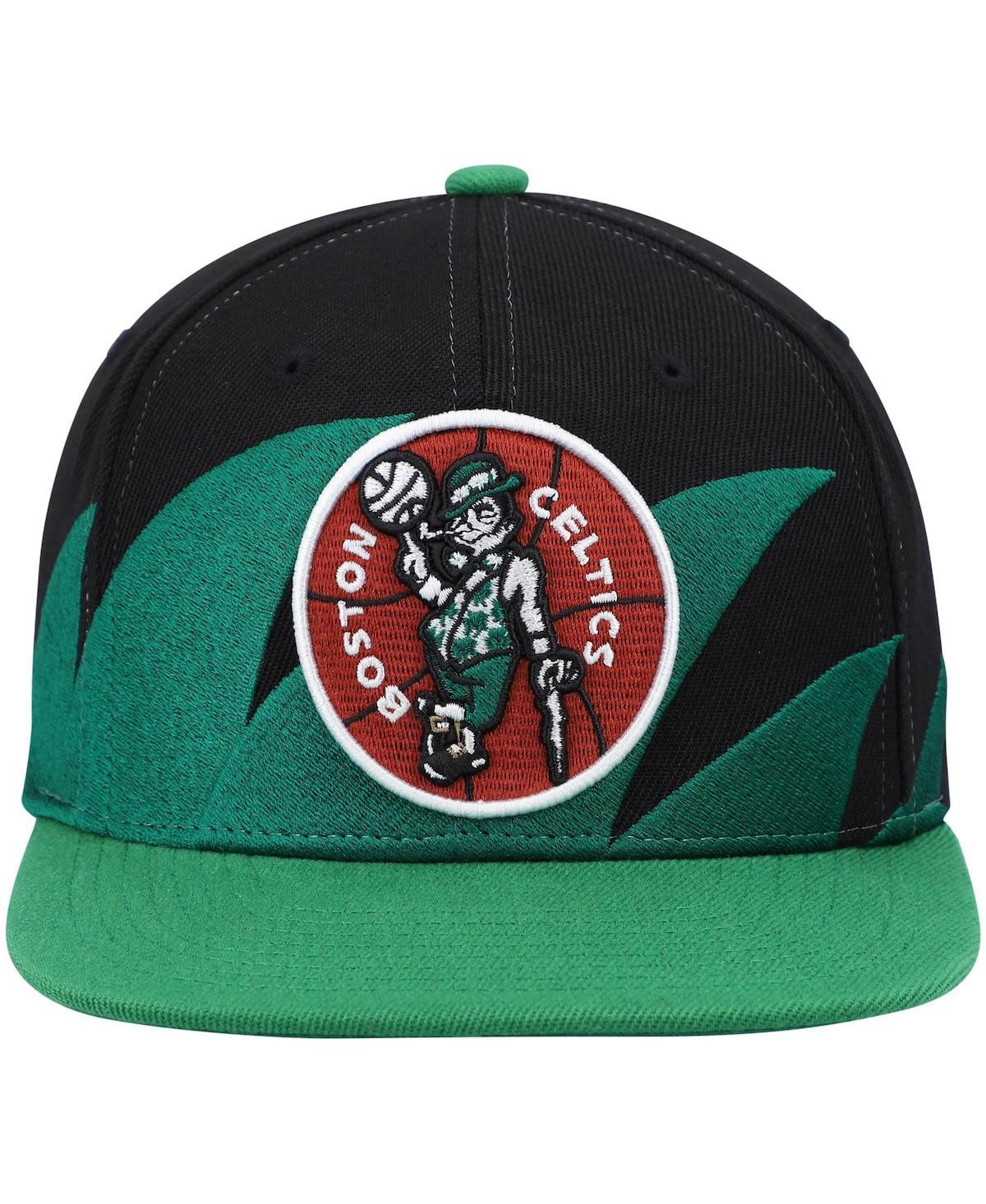 Men's Mitchell & Ness Green/Navy Dallas Mavericks Hardwood Classics Two-Tone Snapback Hat
