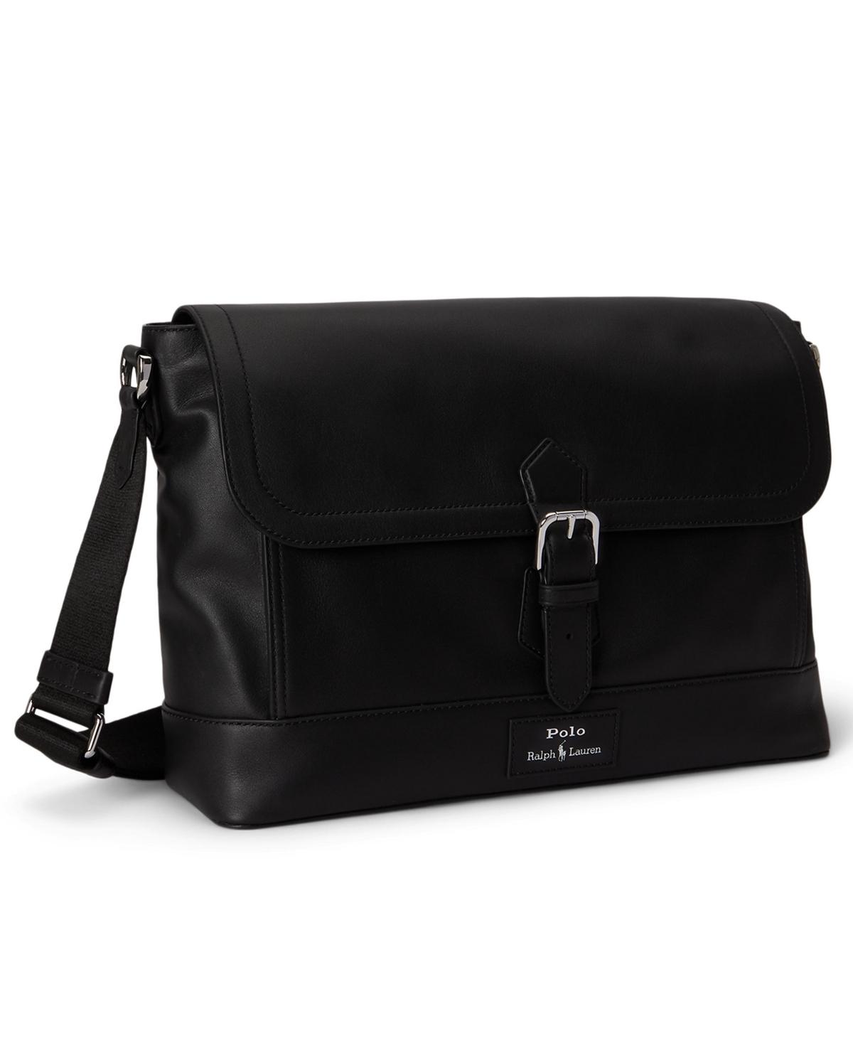 polo Ralph Lauren messenger bag ショルダーバッグ Mens Polo Ralph Lauren Messenger Shoulder Bag In Black | Soletrader