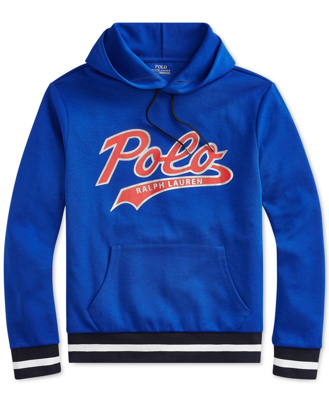 Polo Ralph Lauren Synthetic Double-knit Graphic Hoodie in ...