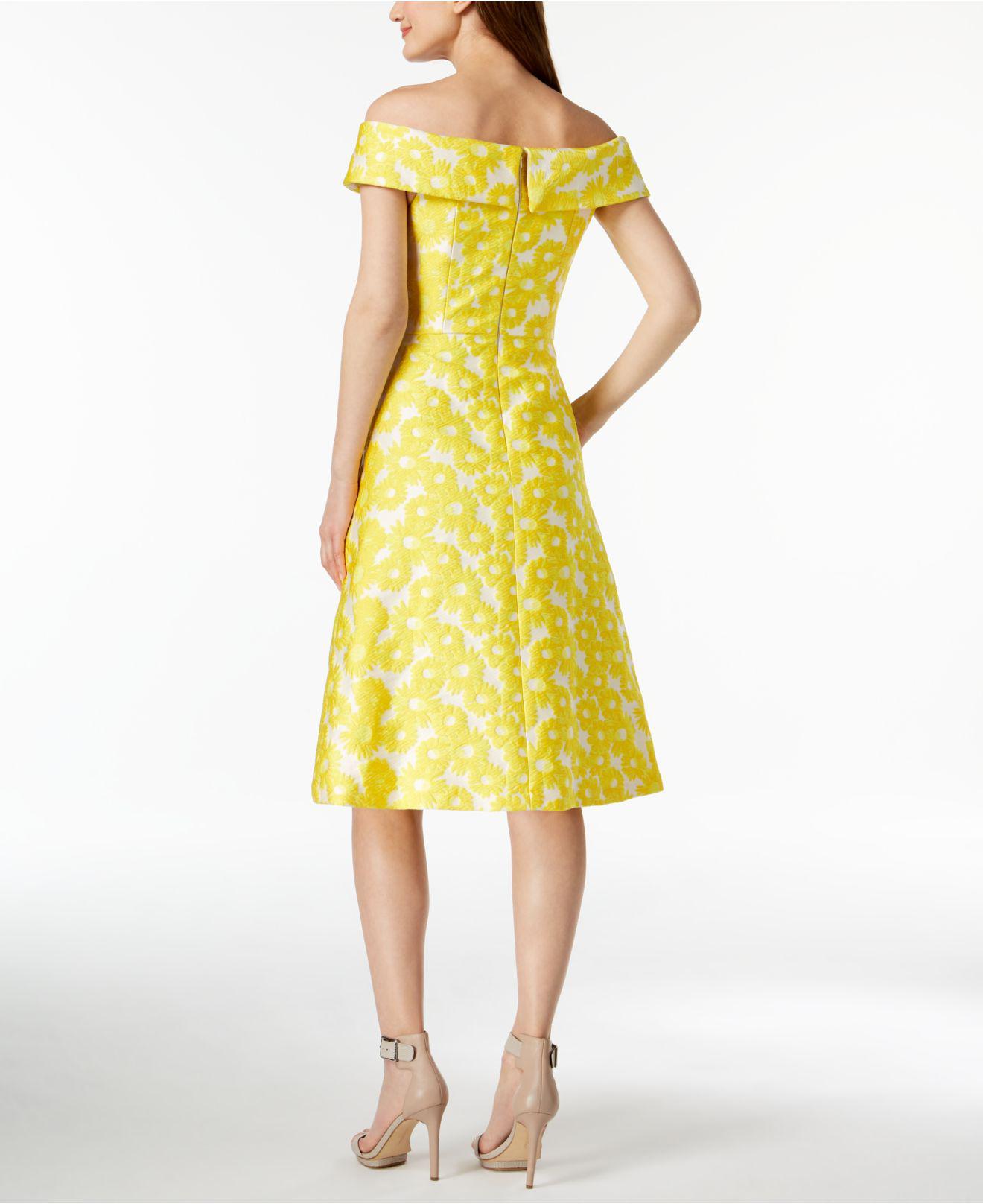 calvin klein sunflower dress