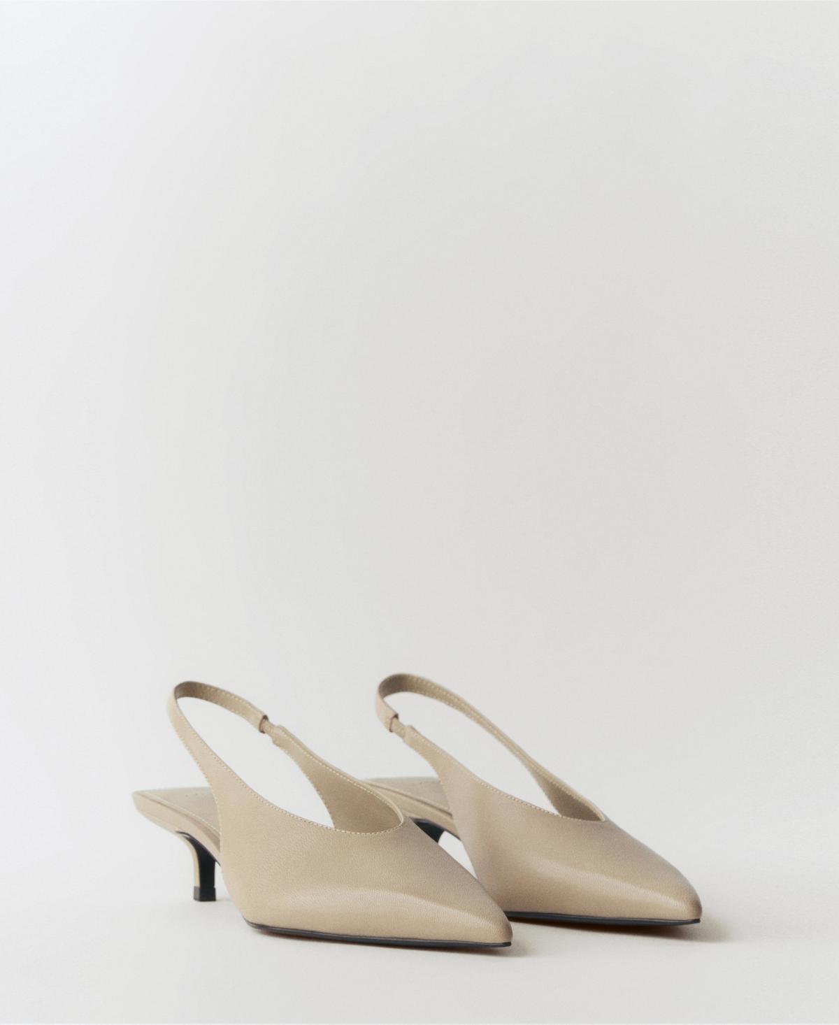 Escarpin camel mango discount