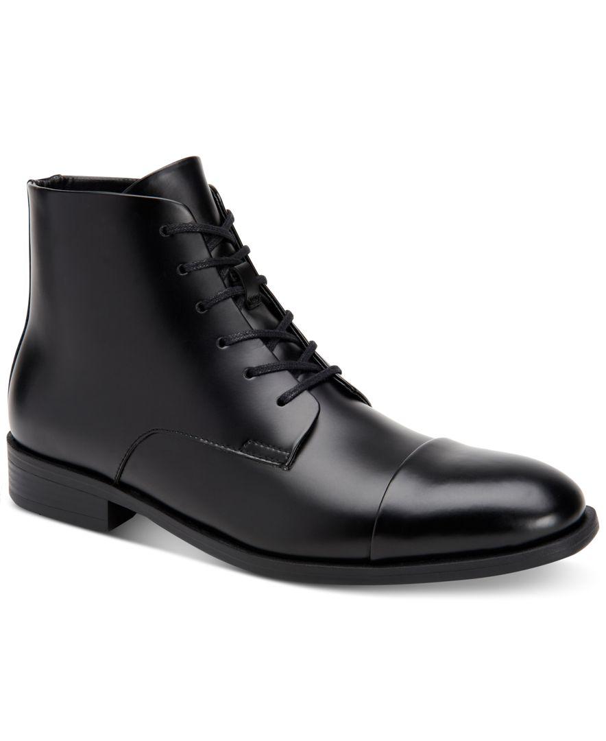 Calvin Klein Men's Darsey Dress Boots With Inside Zip in Black for Men ...
