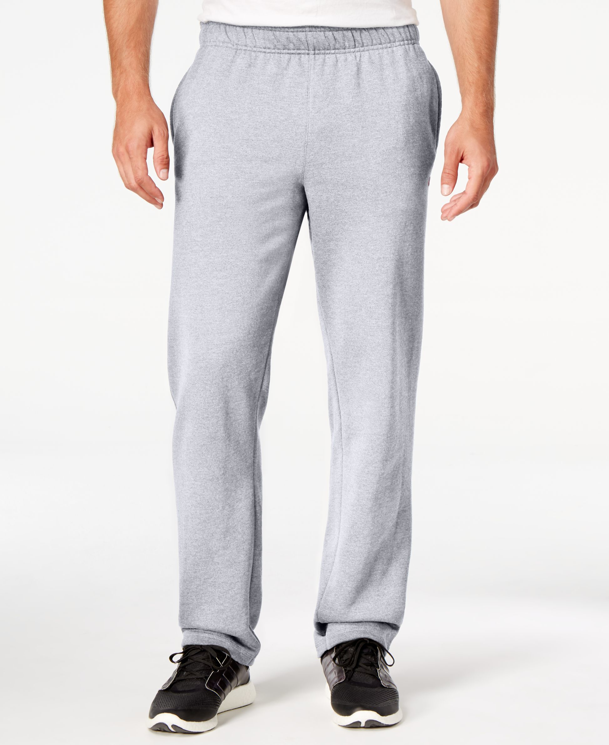 Champion Men's Fleece Powerblend Pants in Gray for Men (Oxford Gray ...