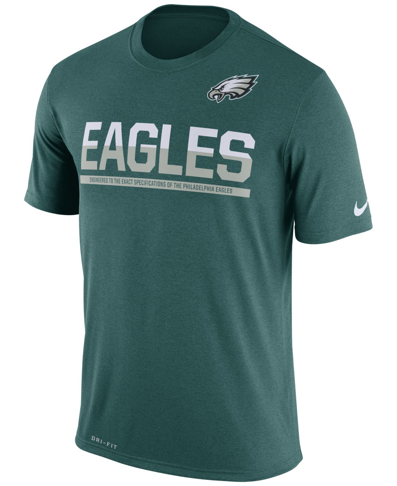 Nike Synthetic Men's Philadelphia Eagles Team Practice T ...