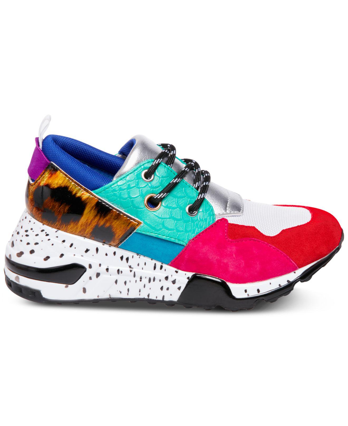 steve madden rainbow trainers