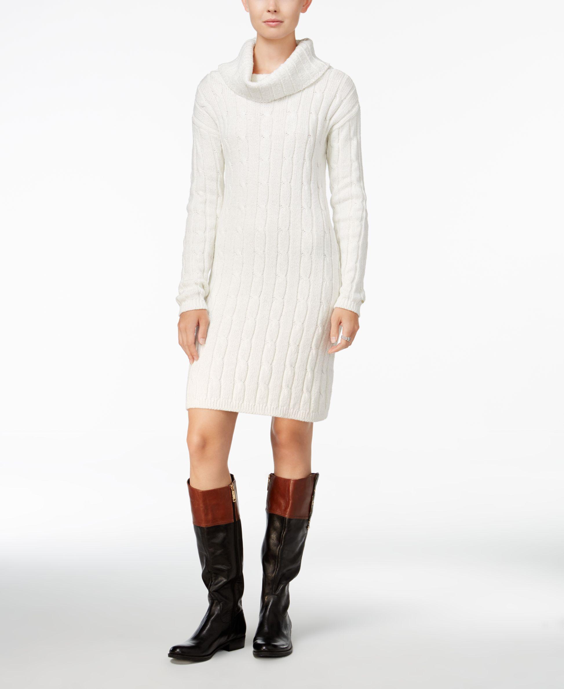 macy cowl dress