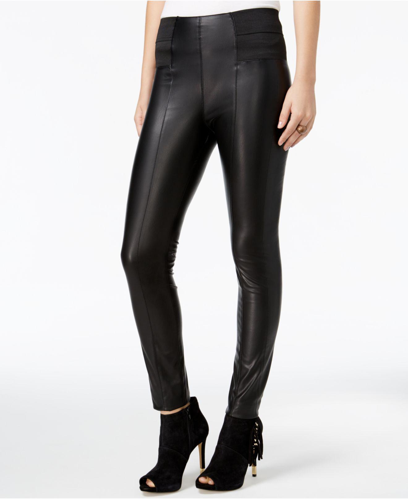 guess leather leggings