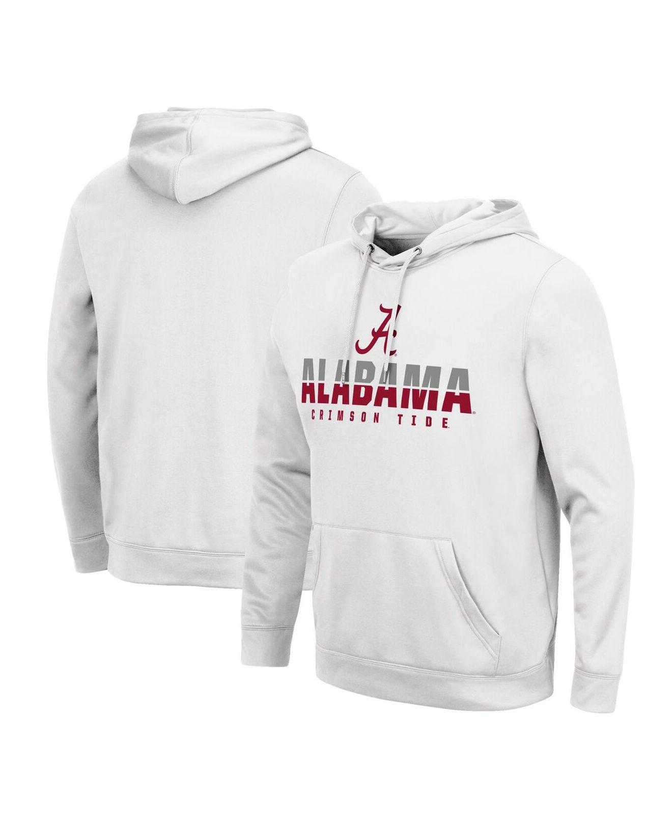 Colosseum Athletics White Alabama Crimson Tide Lantern Pullover Hoodie for  Men | Lyst