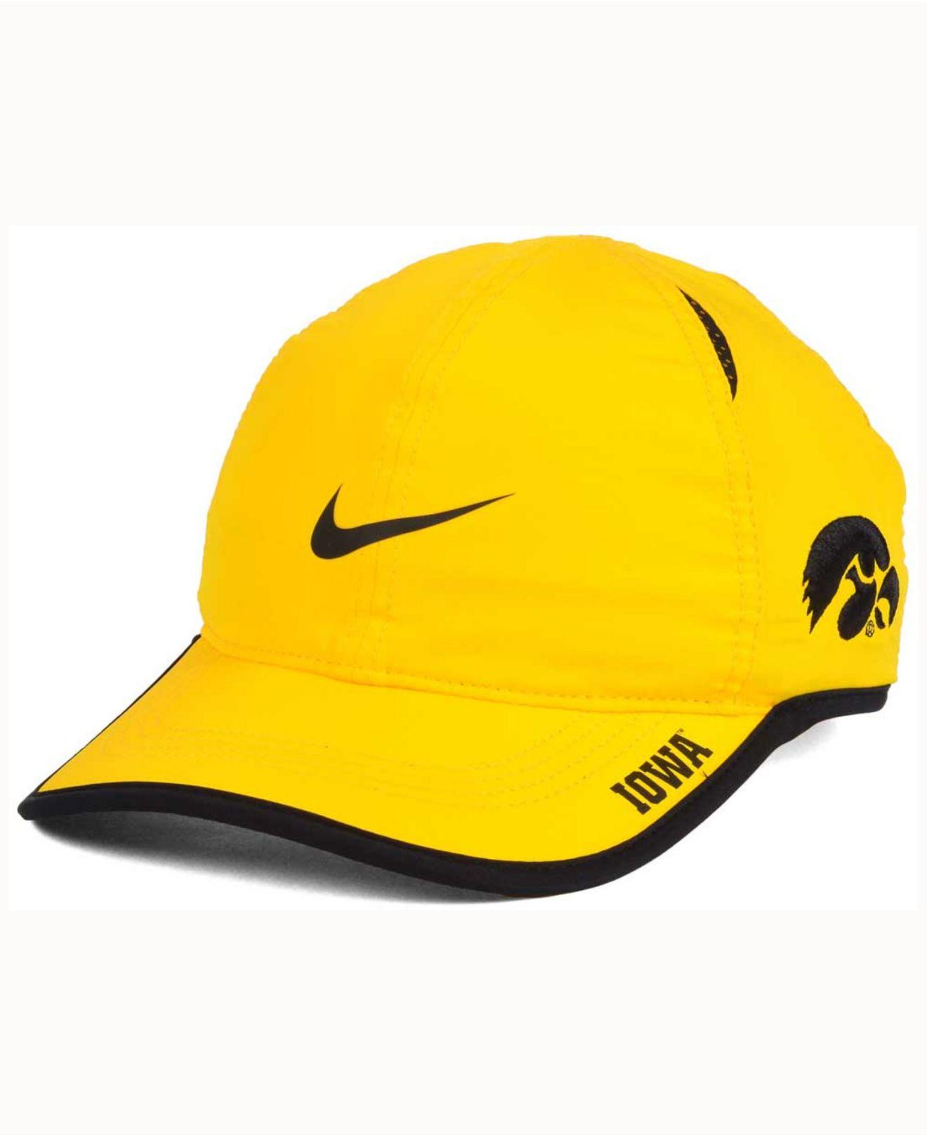 Nike Iowa Hawkeyes Featherlight Cap in Yellow for Men | Lyst